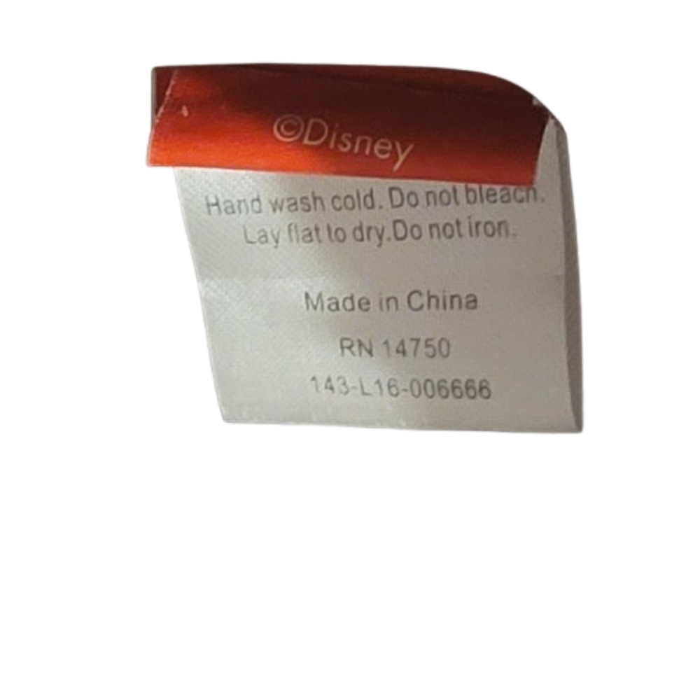 Disney Red and White Fabric Labelsds OSFM Unisex Mickey Mouse - Picture 4 of 5